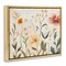 Stupell Industries Faint Florals Foliage Floating Frame, design by Petal Prints Design